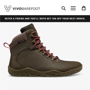 Vivo Barefoot Tracker/Firm Ground Men’s size European 44. Never worn.
